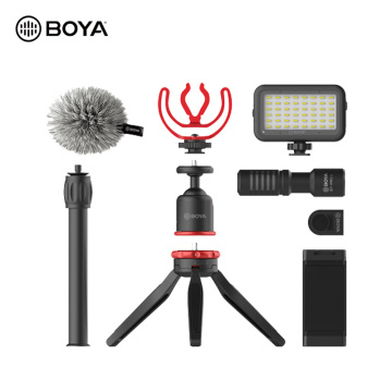 BOYA BY-VG350 Ultimate Smartphone Video Kit para Youtuber Vlogger